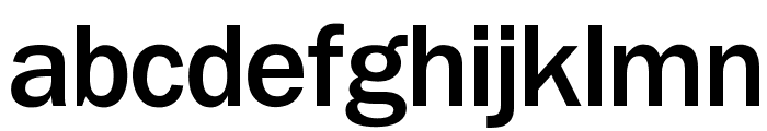 OPTIFranklinGothic-Medium Font LOWERCASE