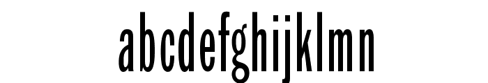 OPTIFranklinGothic-TrplCnd Font LOWERCASE
