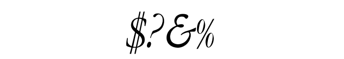 OPTIGaramondOld-Italic Font OTHER CHARS