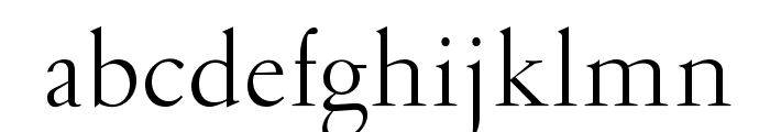 OPTIGaramondSpecial-Light Font LOWERCASE