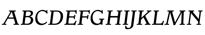 OPTIGargoyle-Italic Font UPPERCASE