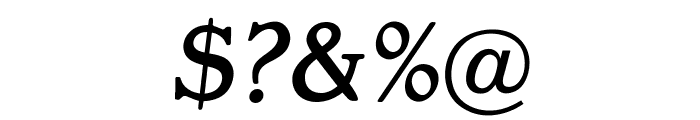 OPTIGargoyle-ItalicSupp Font OTHER CHARS