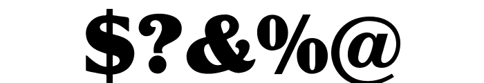 OPTIGlobeGothic-Bold Font OTHER CHARS