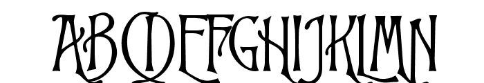 OPTIGlorietta Font UPPERCASE