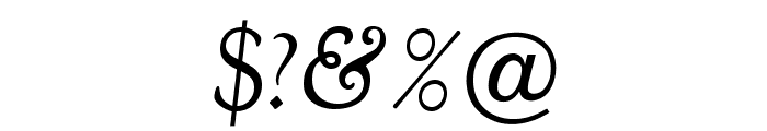 OPTIGoudy-Cursive Font OTHER CHARS