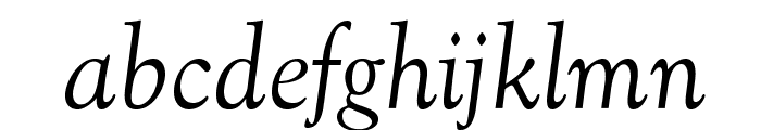 OPTIGoudy-Cursive Font LOWERCASE