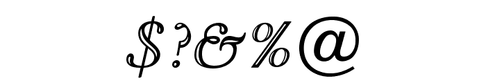 OPTIGoudyOpen-Italic Font OTHER CHARS