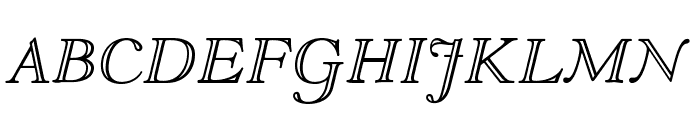 OPTIGoudyOpen-Italic Font UPPERCASE