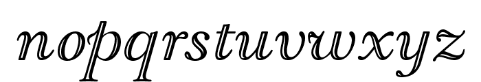 OPTIGoudyOpen-Italic Font LOWERCASE