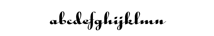 OPTIHolly-Script Font LOWERCASE