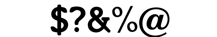OPTIIsadora-Medium Font OTHER CHARS