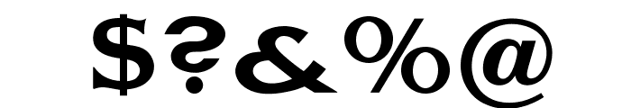OPTILagoon-Bold Font OTHER CHARS