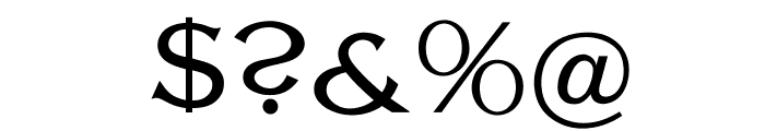 OPTILagoon-Light Font OTHER CHARS