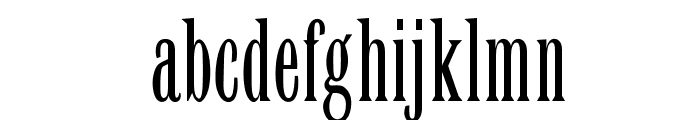 OPTILatin-Elongated Font LOWERCASE