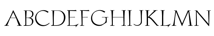 OPTILocca-Light Font UPPERCASE