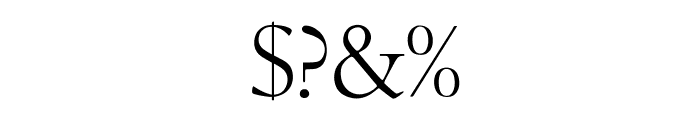 OPTILondon-Roman Font OTHER CHARS