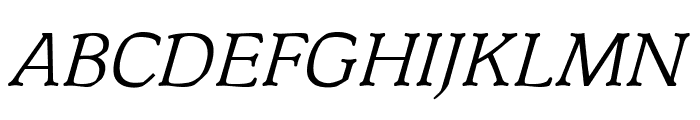 OPTIMagnaCarta-Italic Font UPPERCASE