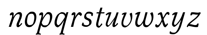 OPTIMagnaCarta-Italic Font LOWERCASE