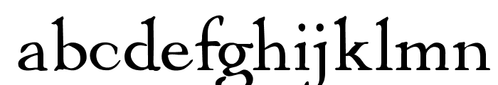 OPTIMayflower Font LOWERCASE