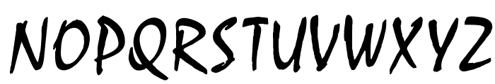 OPTIMistral-Graff Font UPPERCASE