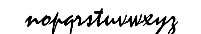 OPTIMistral-Graff Font LOWERCASE