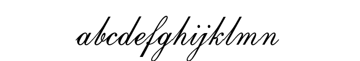 OPTIOriginal-Script Font LOWERCASE