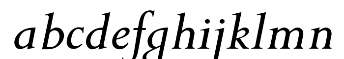 OPTIPapong-Italic Font LOWERCASE