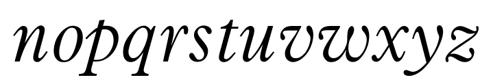 OPTIPlanetLight-Italic Font LOWERCASE