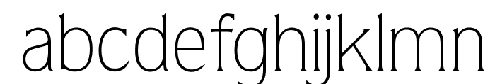 OPTIQuarkLight Font LOWERCASE