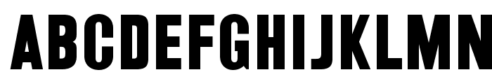 OPTIRailroadGothic Font LOWERCASE