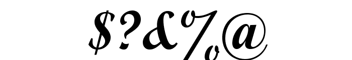 OPTIScript-Bold Font OTHER CHARS