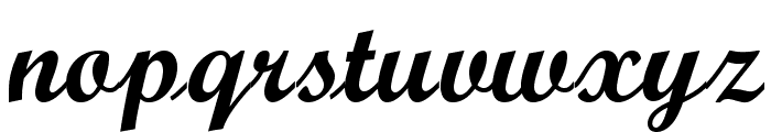 OPTIScript-Bold Font LOWERCASE