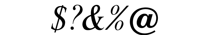 OPTITimesRoman-Italic Font OTHER CHARS