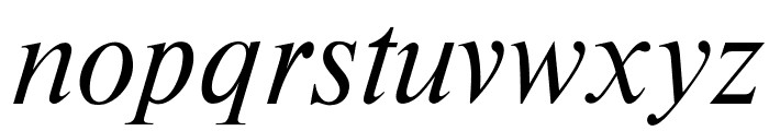 OPTITimesRoman-Italic Font LOWERCASE