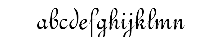 OPTITypoC-Upright Font LOWERCASE