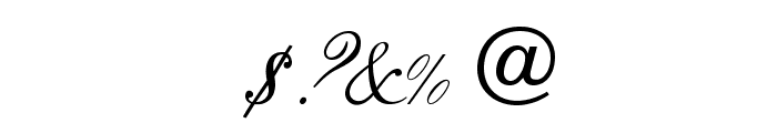 OPTIVenetian-Script Font OTHER CHARS