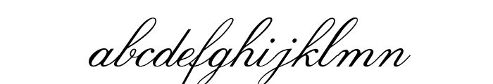 OPTIVenetian-Script Font LOWERCASE