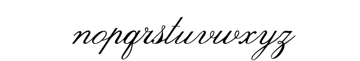 OPTIVenetian-Script Font LOWERCASE