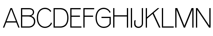 OPTIVenus-Light Font UPPERCASE