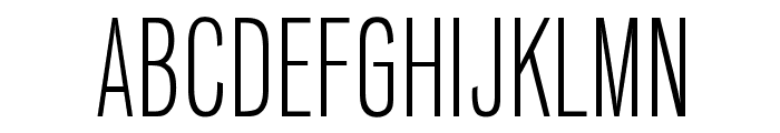 OPTIVenusLight-Cond Font UPPERCASE