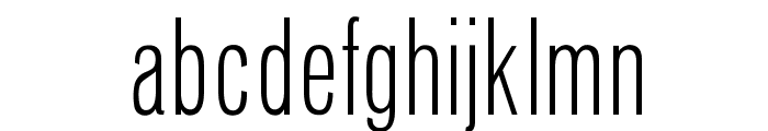 OPTIVenusLight-Cond Font LOWERCASE