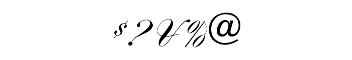 OPTIYale-Script Font OTHER CHARS