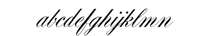 OPTIYale-Script Font LOWERCASE