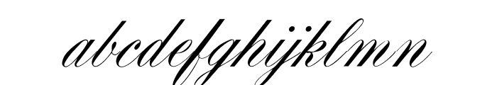OPTIYaleScript Font LOWERCASE