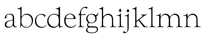 OPTIwtcGoudy-Light Font LOWERCASE