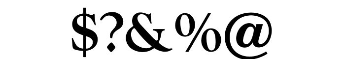 OPTIwtcGoudy-Medium Font OTHER CHARS