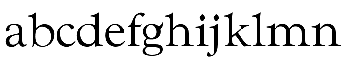 OPTIwtcGoudy-Regular Font LOWERCASE