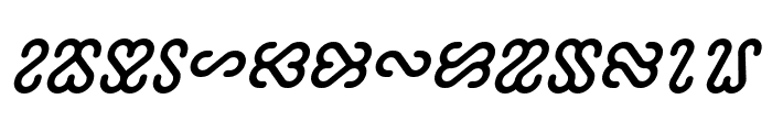Ophidian Bold Italic Font UPPERCASE