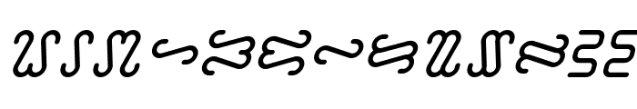Ophidian Italic Font UPPERCASE