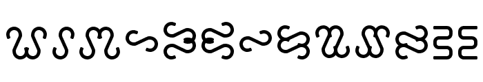 Ophidian Font LOWERCASE